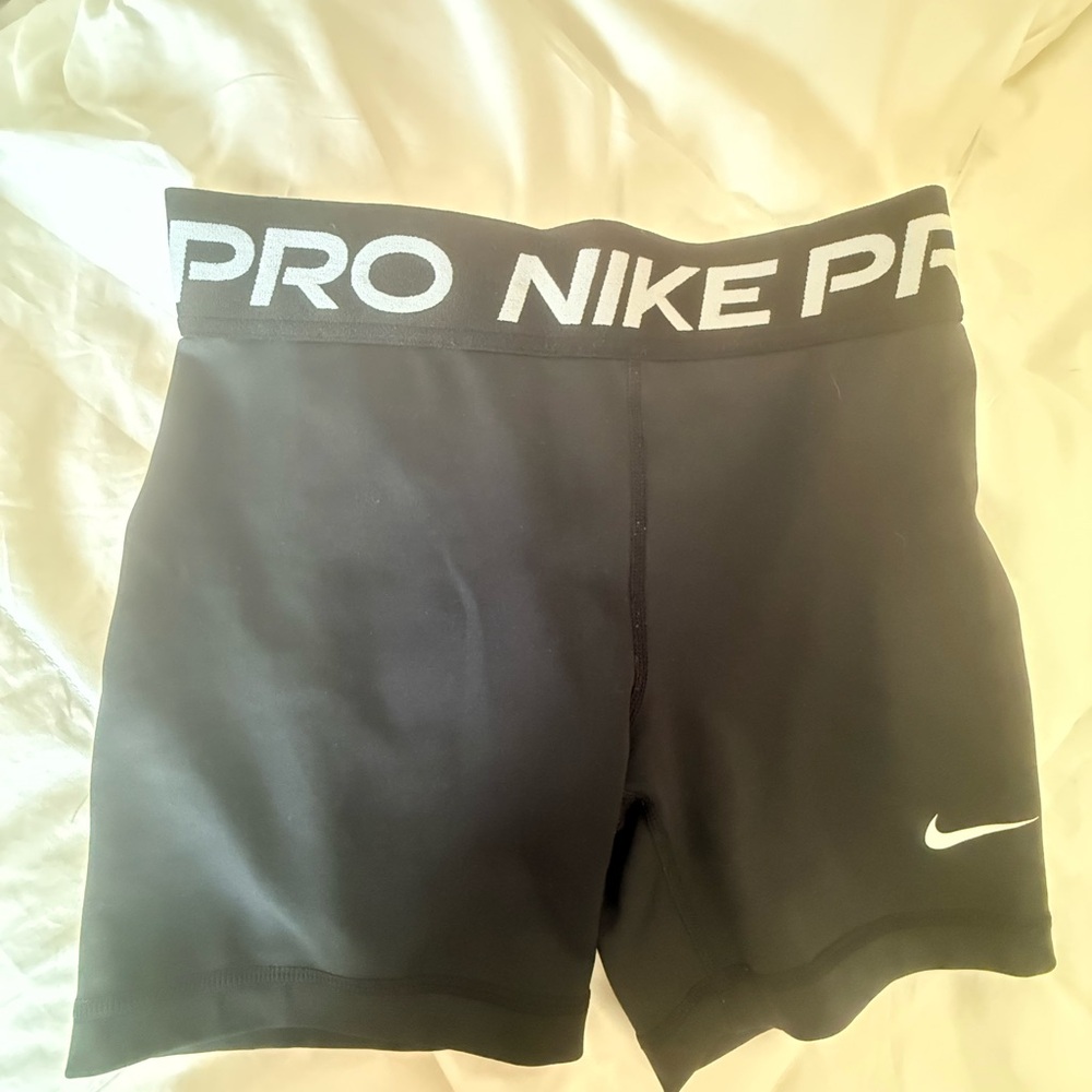 Nike Pro Girls Black Compression Shorts